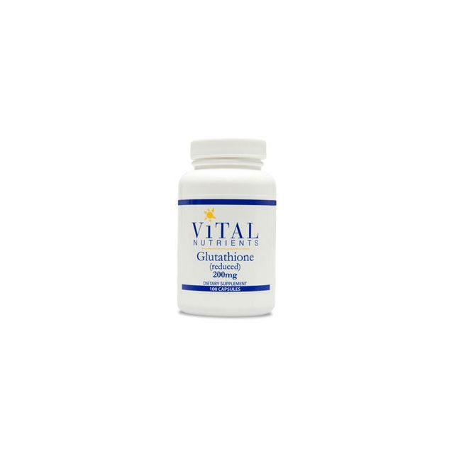 Glutathione (reduced) 200mg 100 caps by Vital Nutrients