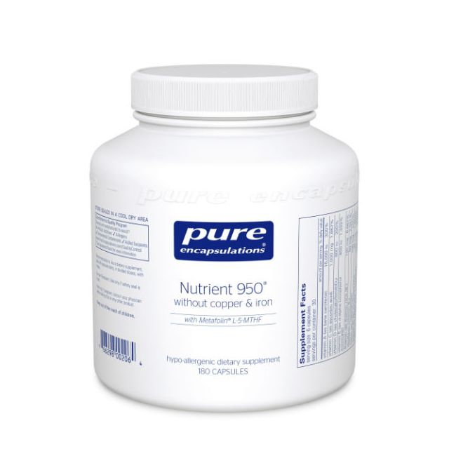 Nutrient 950 without Copper and Iron 180 Pure Encapsulations