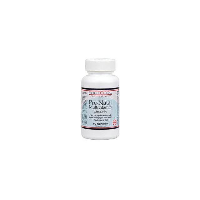 Pre-Natal Multivitamin with DHA 90 gels Protocol For Life Balance