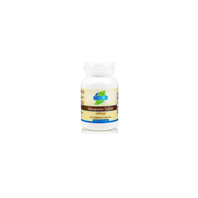 Manganese Sulfate 400mg 60 vcaps by Priority One