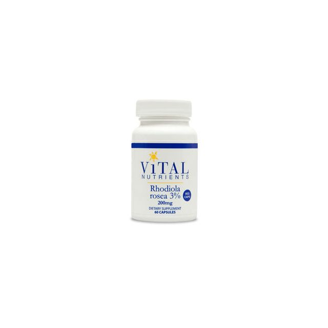 Rhodiola rosea 3% 200 mg 60 vcaps by Vital Nutrients