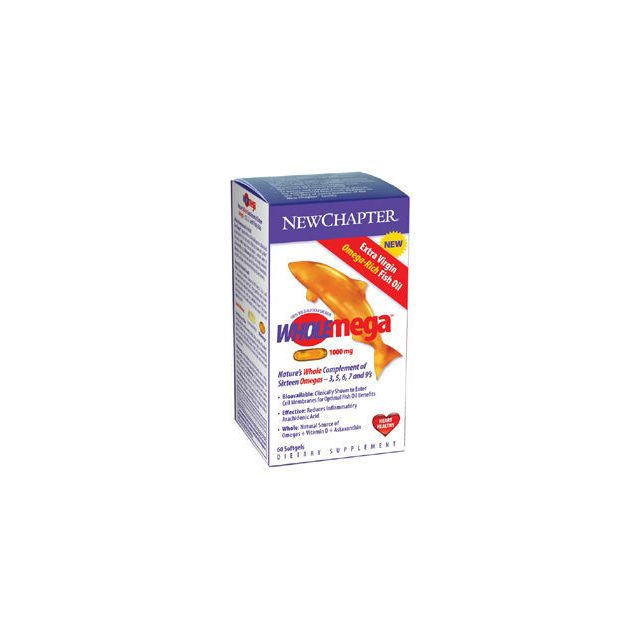 Wholemega 1,000 mg 60 softgels New Chapter