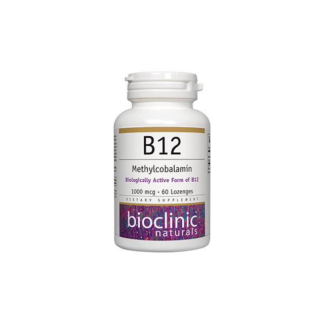 B12 Methylcobalamin 1000mcg 60 loz by Bioclinic Naturals