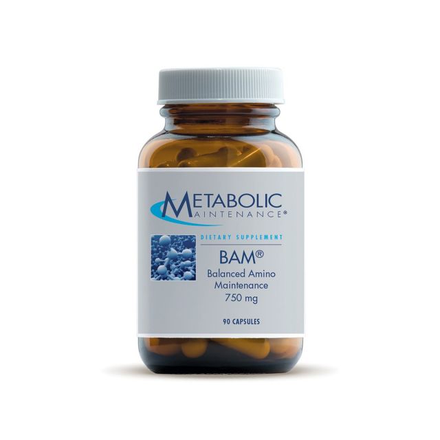 BAM (Balanced Amino Maintenance) 750 mg 90 vcaps Metabolic Maintenance