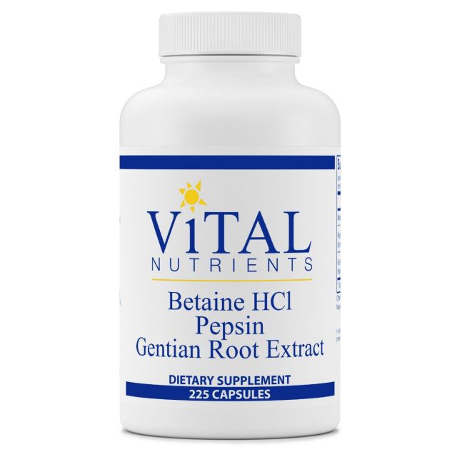 Betaine HCL Pepsin Gentian Root Extract