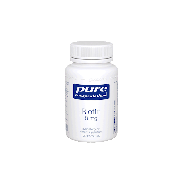 Biotin 8 mg 120 pure encapsulations