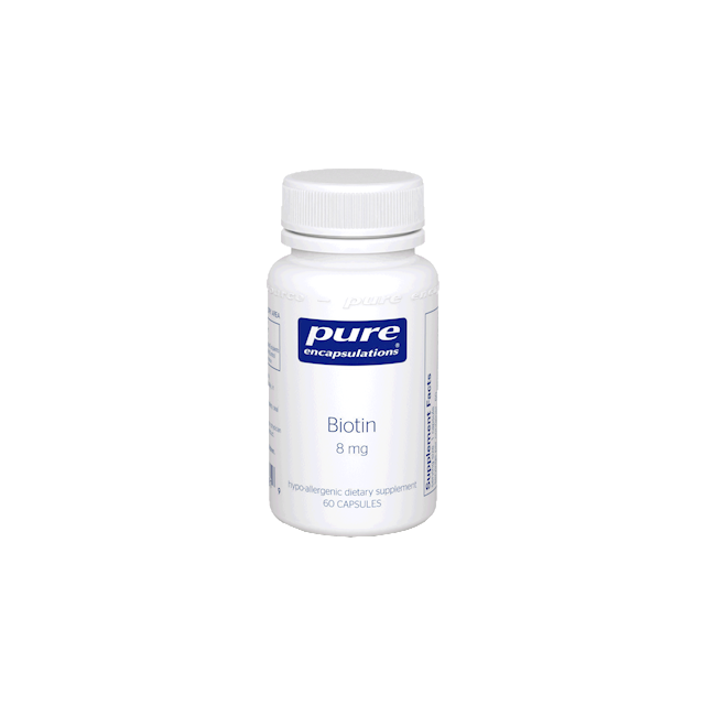 Biotin 8 mg 60 pure encapsulations