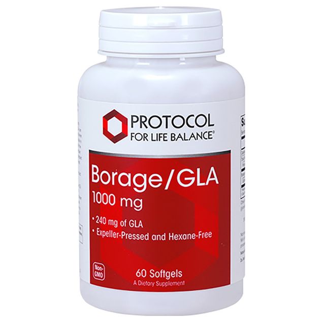 Borage / GLA 1000 mg 60 gels Protocol For Life Balance