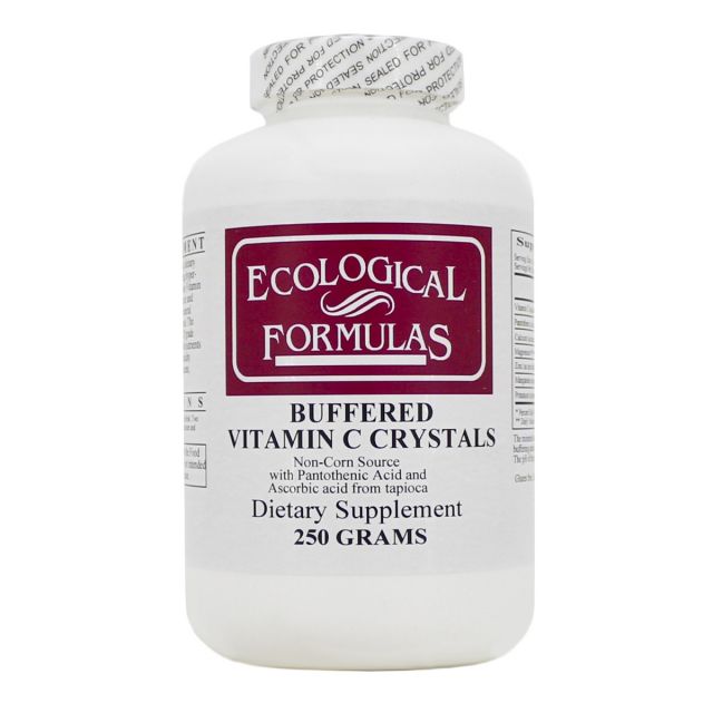 Buffered Vitamin C Crystals 250g Ecological Formulas / Cardiovascular Research
