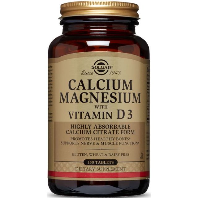 Calcium Magnesium with Vitamin D3 150 tablets Solgar