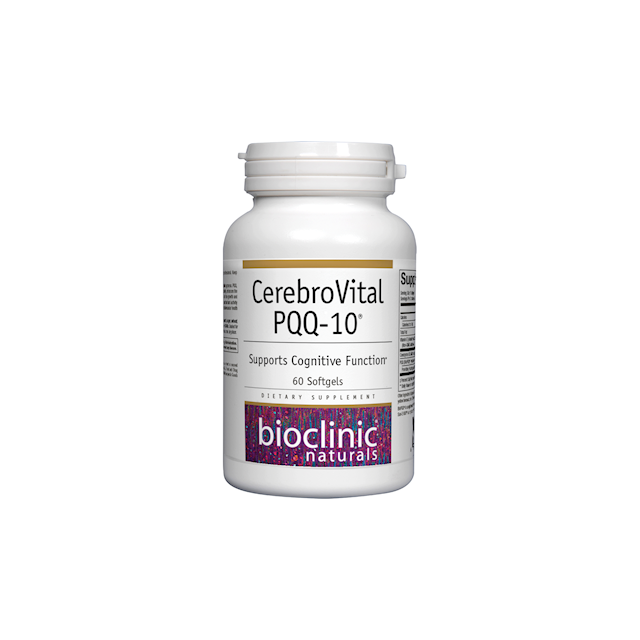 CerebroVital PQQ-10 (formerly Cognicare PQQ-10) 60 sgels by Bioclinic Naturals