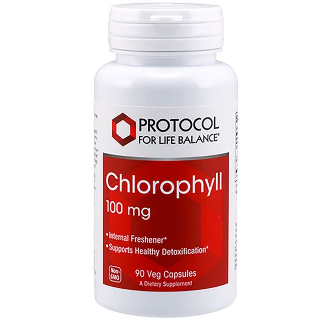 Chlorophyll 100 mg 90 vcaps Protocol For Life Balance