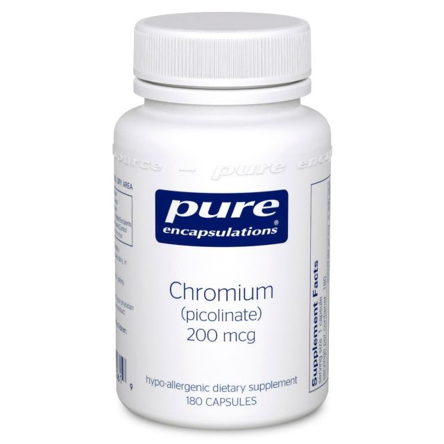 Chromium picolinate 200 mcg 180 caps pure encapsulations