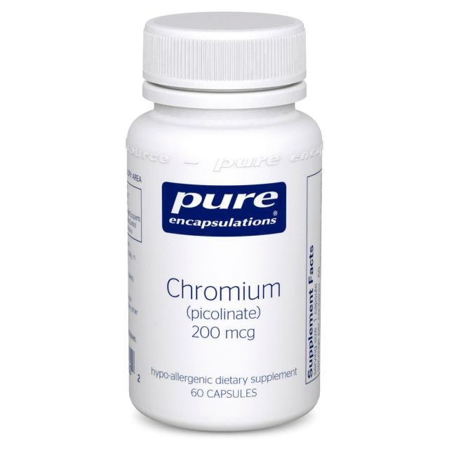 Chromium picolinate 200 mcg 60 caps pure encapsulations