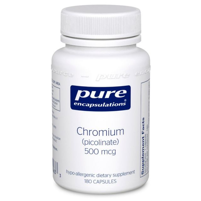  Chromium (Picolinate) 500mcg 180 caps pure encapsulations