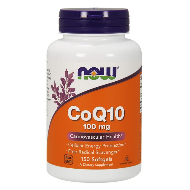 CoQ10 100 mg 150 softgels NOW