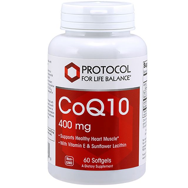 CoQ10 400 mg 60 gels Protocol For Life Balance