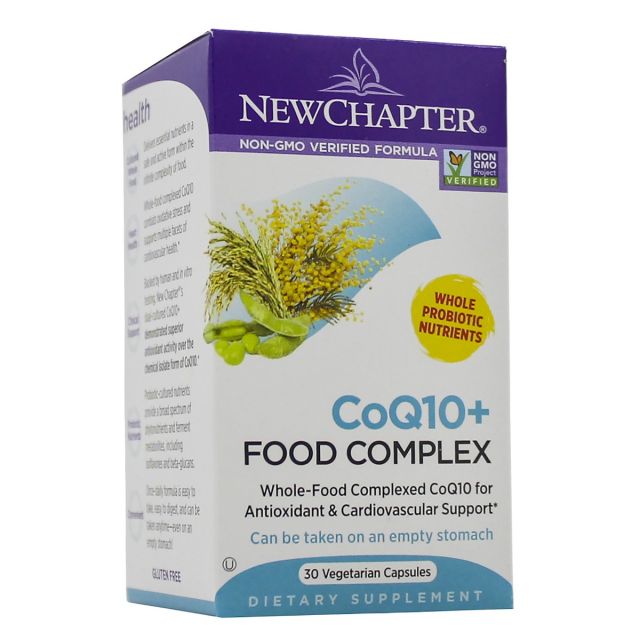 CoQ10+ Food Complex 30 vcaps New Chapter