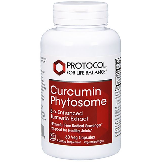 Curcumin Phytosome 60 vcaps Protocol For Life Balance