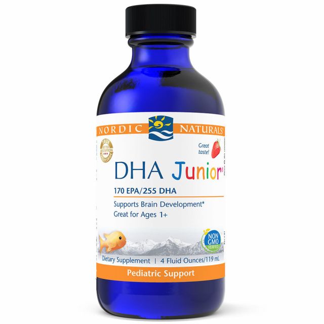 DHA Junior Liquid Strawberry 4 oz Nordic Naturals