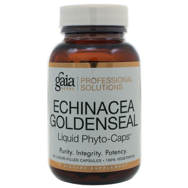 Echinacea Goldenseal 60 lvcaps Gaia Herbs