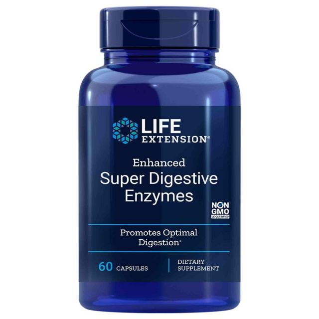 Enhanced Super Digestive Enzymes 60 caps Life Extension