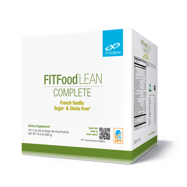 FIT Food Lean Complete French Vanilla Sugar & Stevia-Free 10 Servings