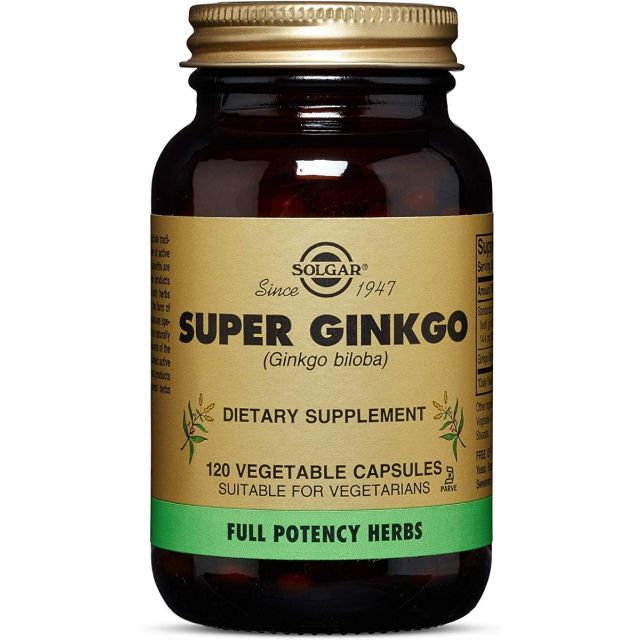 FP Super Ginkgo 120 Vegetable Capsules Solgar
