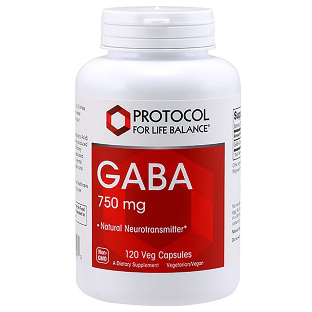 Gaba 750 mg 120 vcaps Protocol For Life Balance