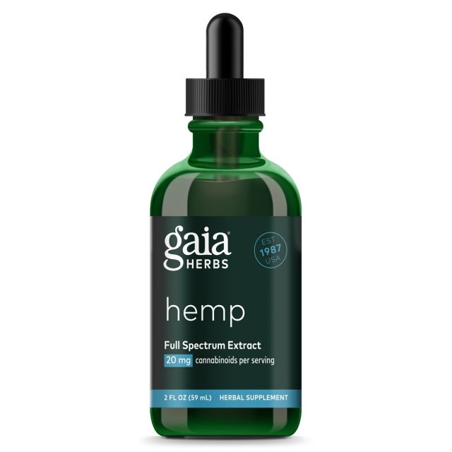 Gaia Herbs Hemp Full Spectrum Extract 20 mg 2 oz