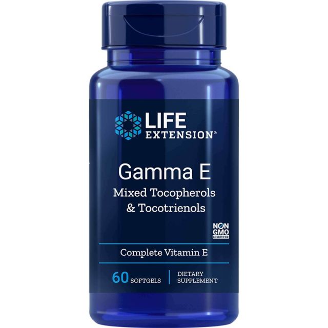 Gamma E Mixed Tocopherol & Tocotrienol 60 sgels Life Extension
