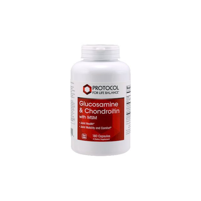 Glucosamine & Chondroitin with MSM 180 caps Protocol For Life Balance 