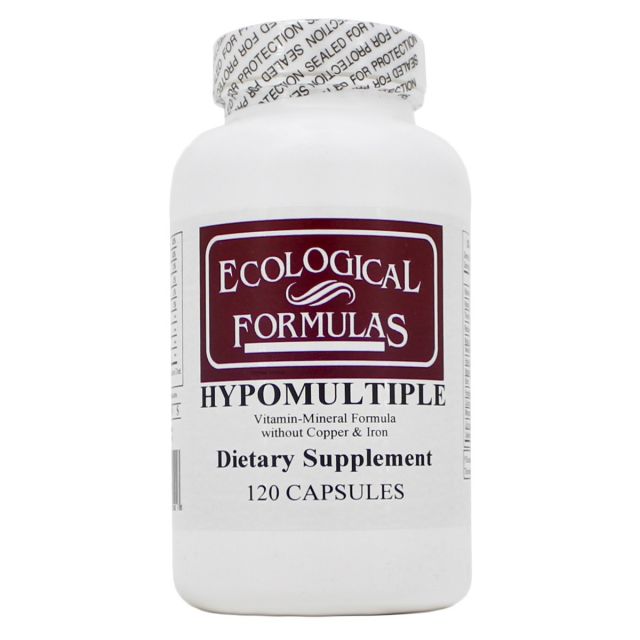 Hypomultiple without Copper and Iron 120 caps Ecological Formulas / Cardiovascular Research