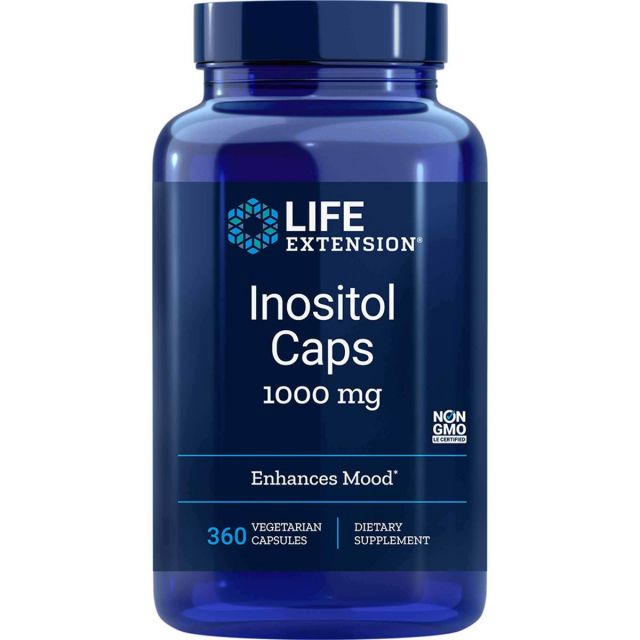 Inositol Caps 1000 mg 360 vegcaps Life Extension