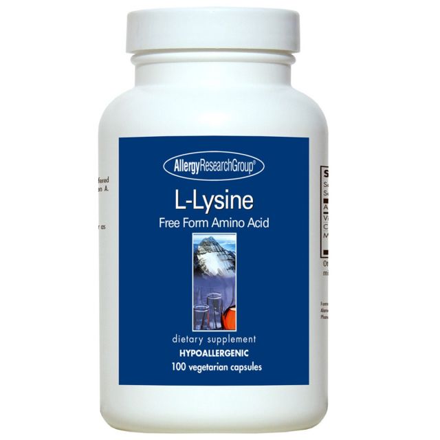 L-Lysine 500 mg 100 caps Allergy Research Group