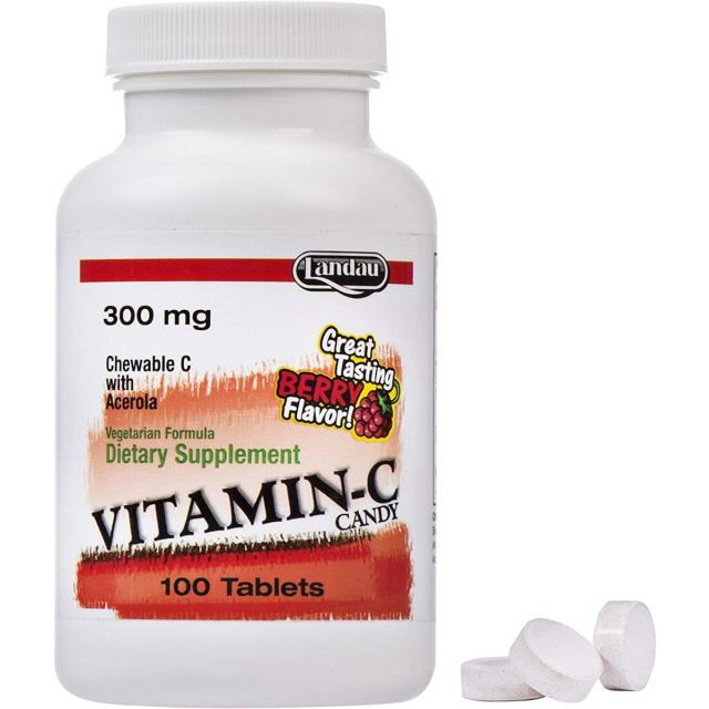 Landau Vitamin C Candy 300 Mg 100 tabs