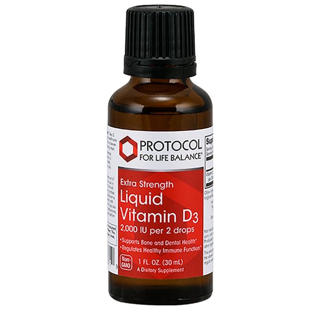 Liquid Vitamin d3 2000 IU Protocol For Life Balance