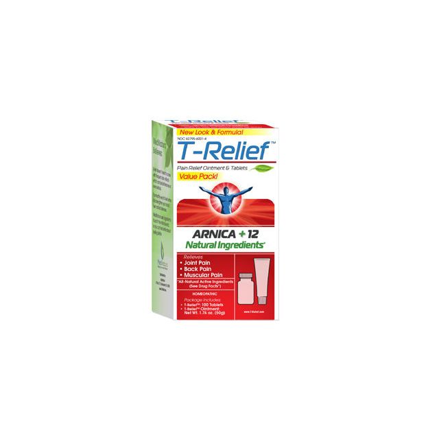T-Relief Pain Value Pack (formerly Traumeelx Combo Pack 1 pack) by MediNatura