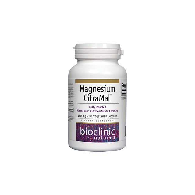 Magnesium Citra-Mal 150mg 90vcaps by Bioclinic Naturals