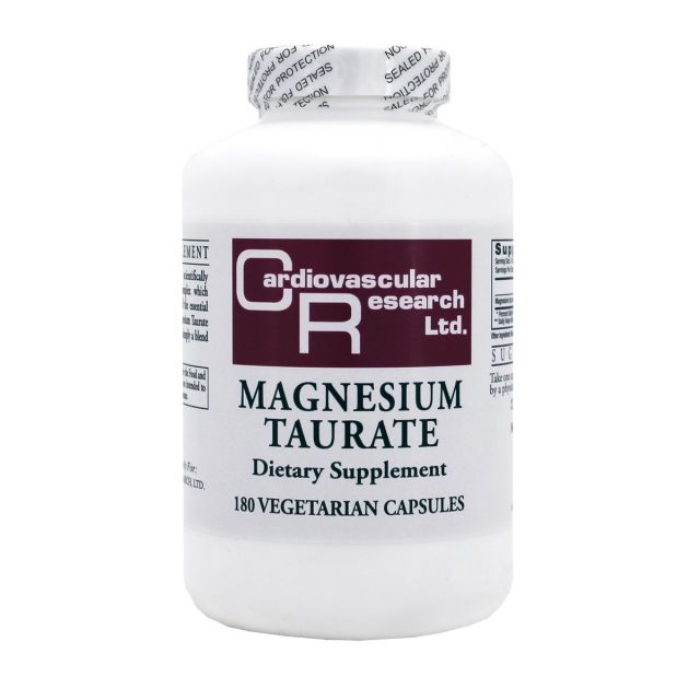 Magnesium Taurate 125 mg 180 vcaps Ecological Formulas / Cardiovascular Research