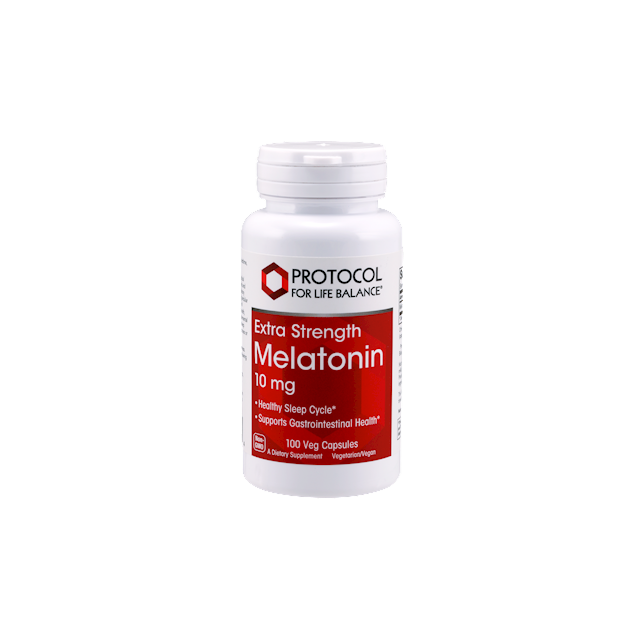 Melatonin 10mg 100 vegcaps Protocol For Life Balance 