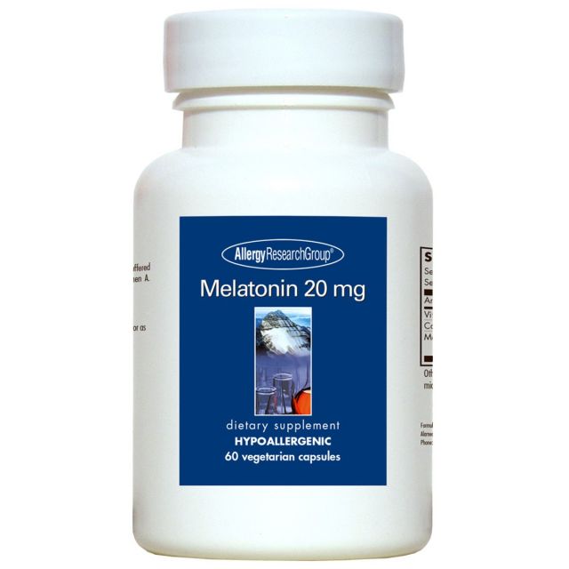 Melatonin 20 mg 60 caps Allergy Research Group
