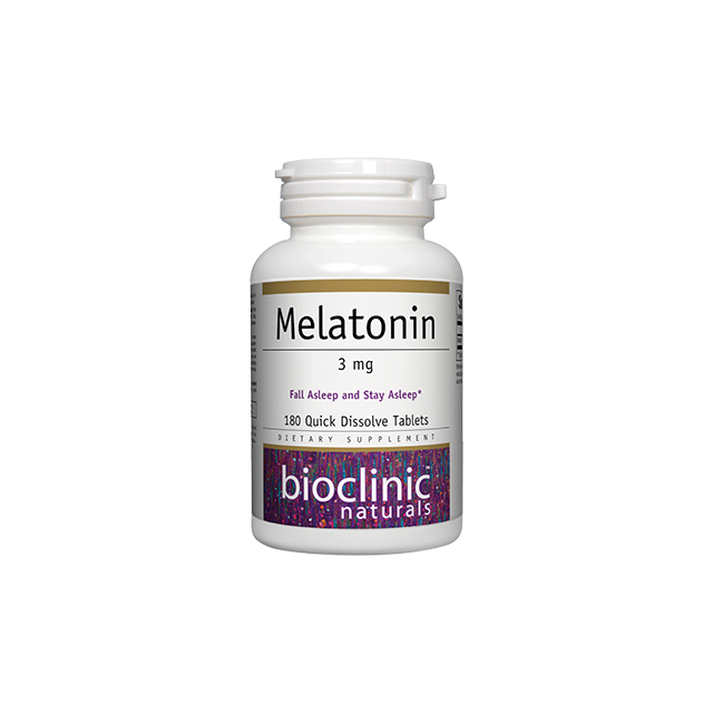 Melatonin 3mg 180 tabs by Bioclinic Naturals