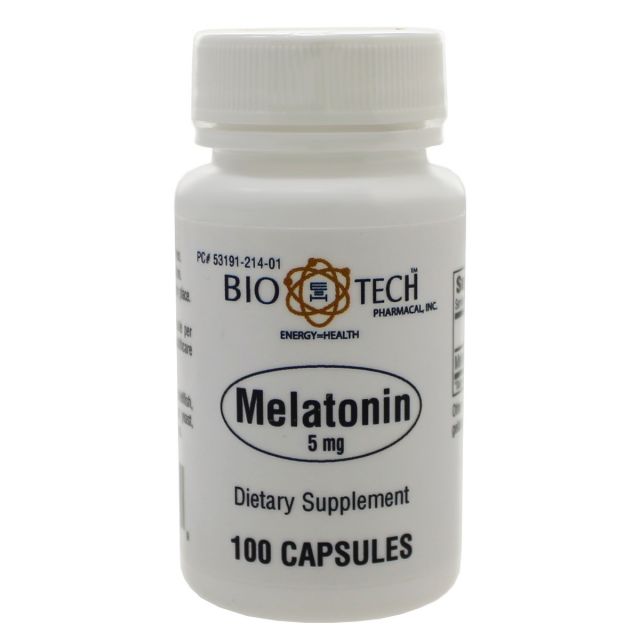Melatonin 5 mg 100 caps Bio-Tech