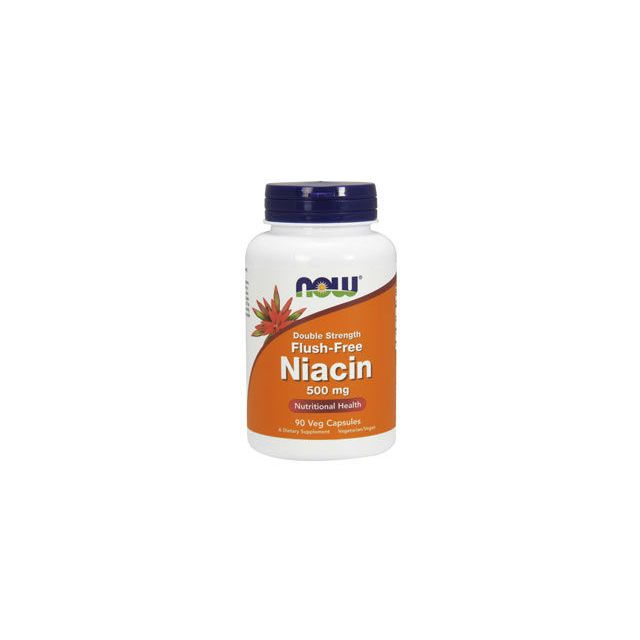 Flush-Free Niacin 500 mg 90 vcaps by NOW