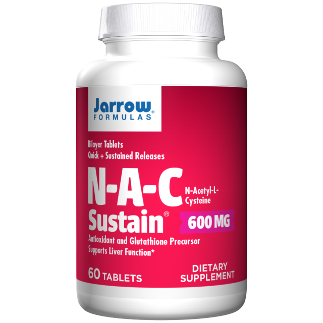 N-A-C Sustain 600 mg 60 tabs Jarrow Formulas