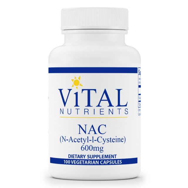 NAC (N-Acetyl-l-Cysteine) 600mg Vital Nutrients