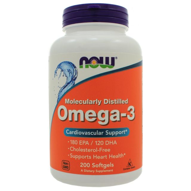 Omega-3 200 softgels by NOW