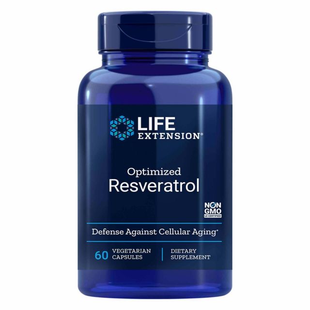 Optimized Resveratrol 60 vcaps Life Extension