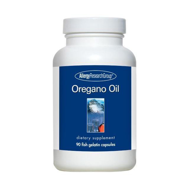 Oregano Oil 90 fish gelatin caps Allergy Research Group